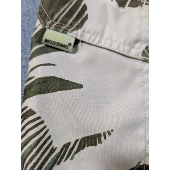Mossimo Supply Co Mens Board Shorts Size 36 Green Floral Tropical Swim Trunks - Picture 3 of 8